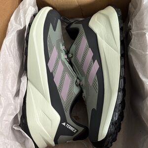 Adidas Terrex Green and Black Trail Shoes